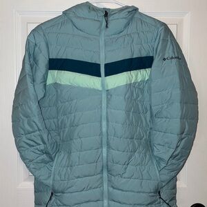 Columbia Teal Quilted Jacket